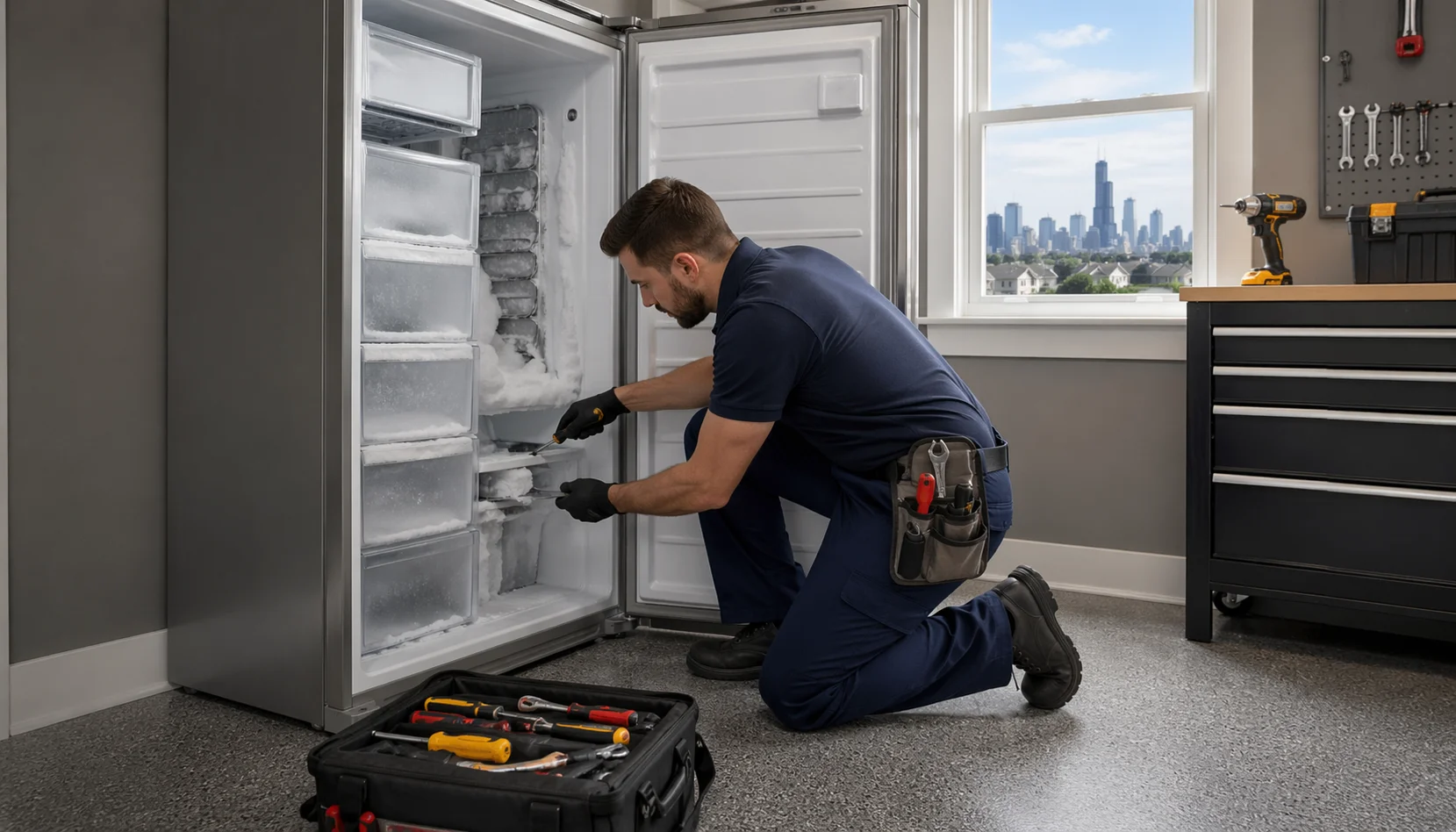 freezer repair in Huntley, IL