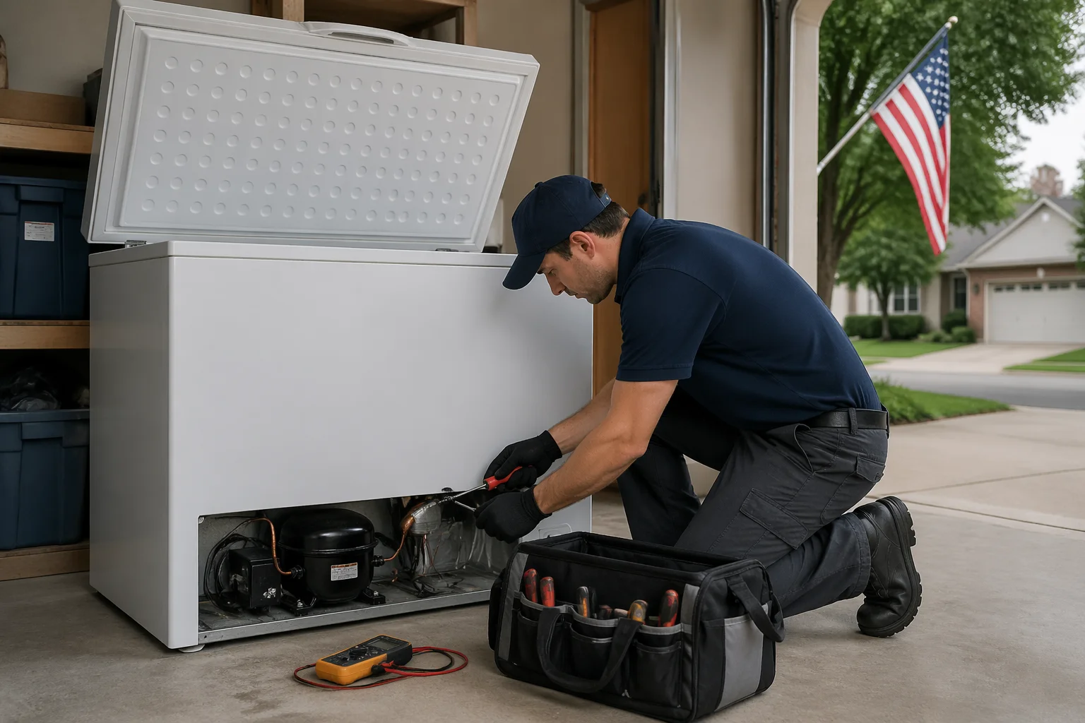 freezer repair in Wood Dale, IL