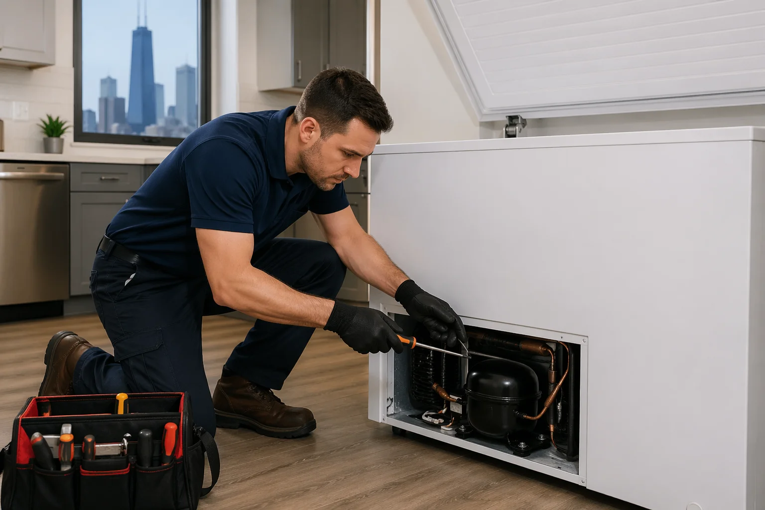 freezer repair in Glencoe