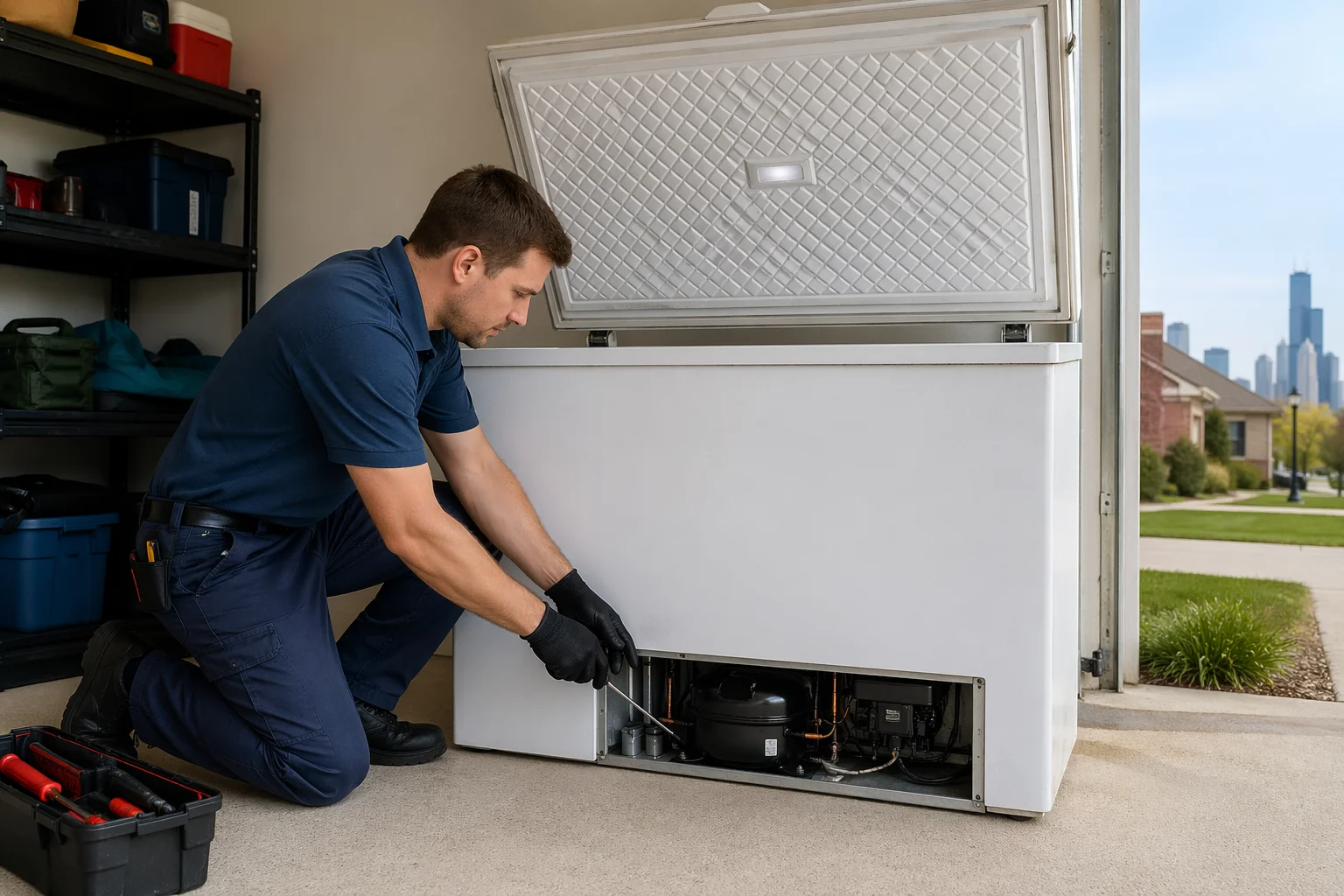 freezer repair in Inverness, IL