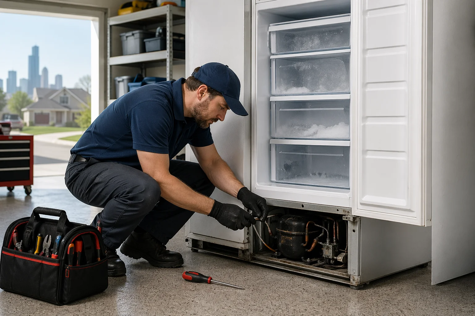 freezer repair in Bensenville, IL