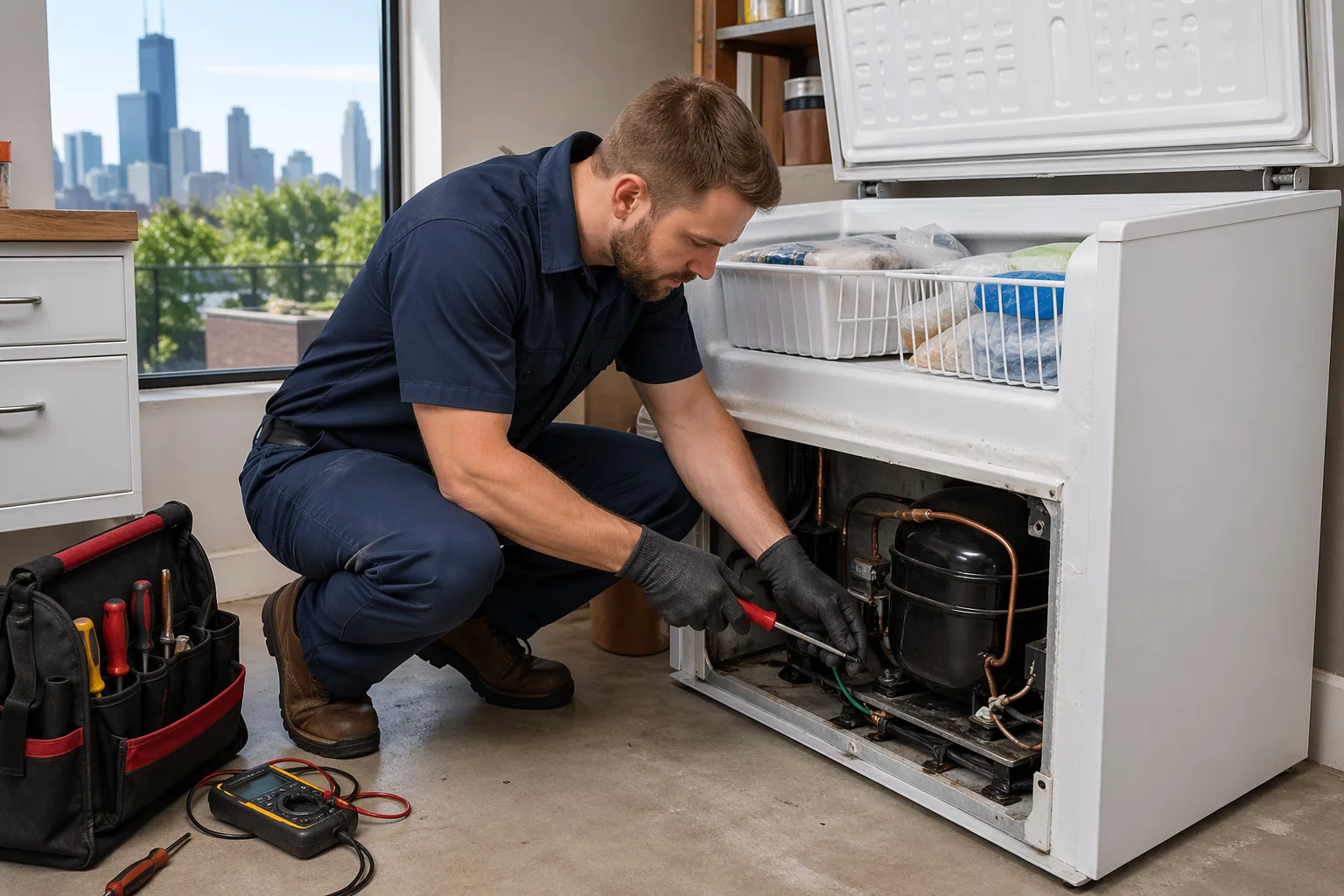 freezer repair in Bolingbrook, IL