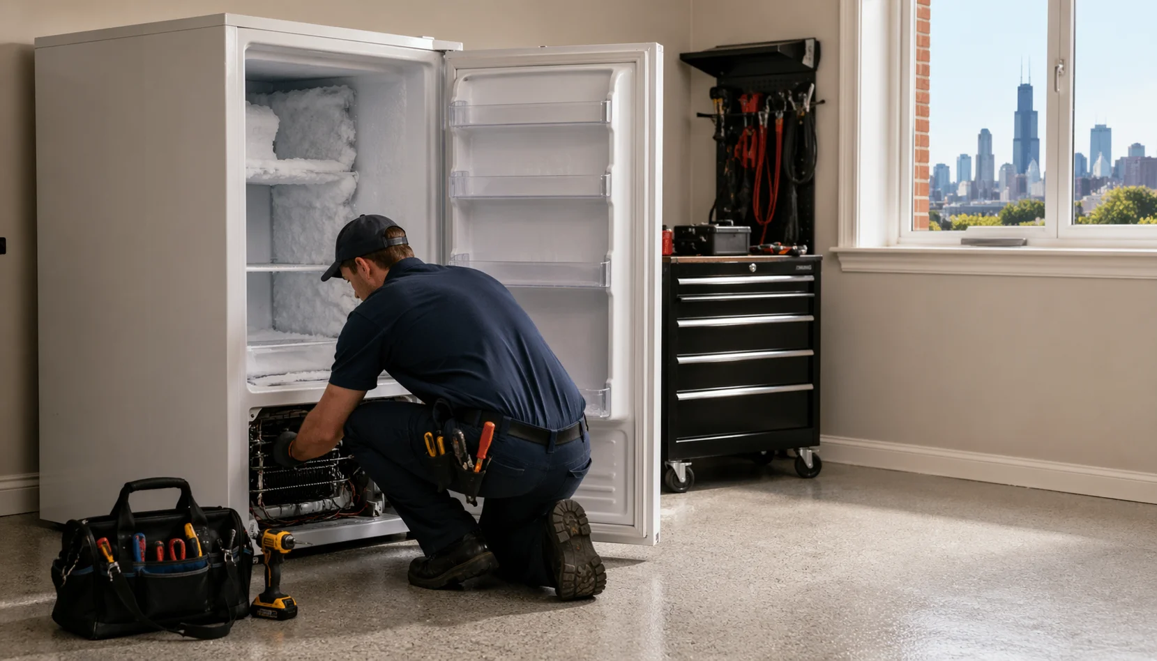 freezer repair in Schaumburg, IL